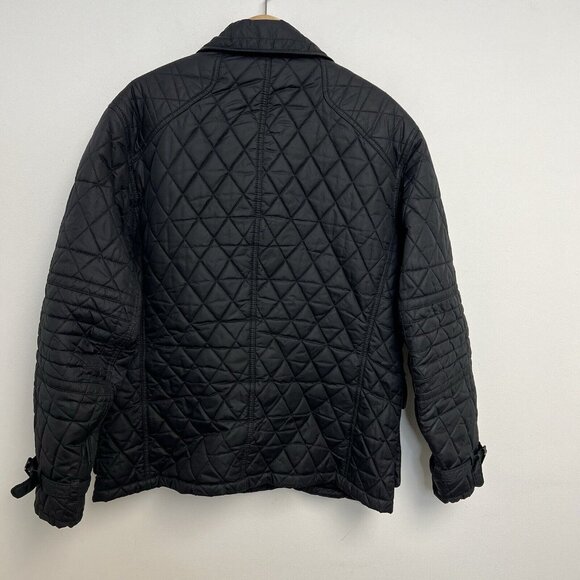 Ralph Lauren Black Label Men’s Quilted Nylon Double Breasted Biker Jacket XL - Picture 8 of 16